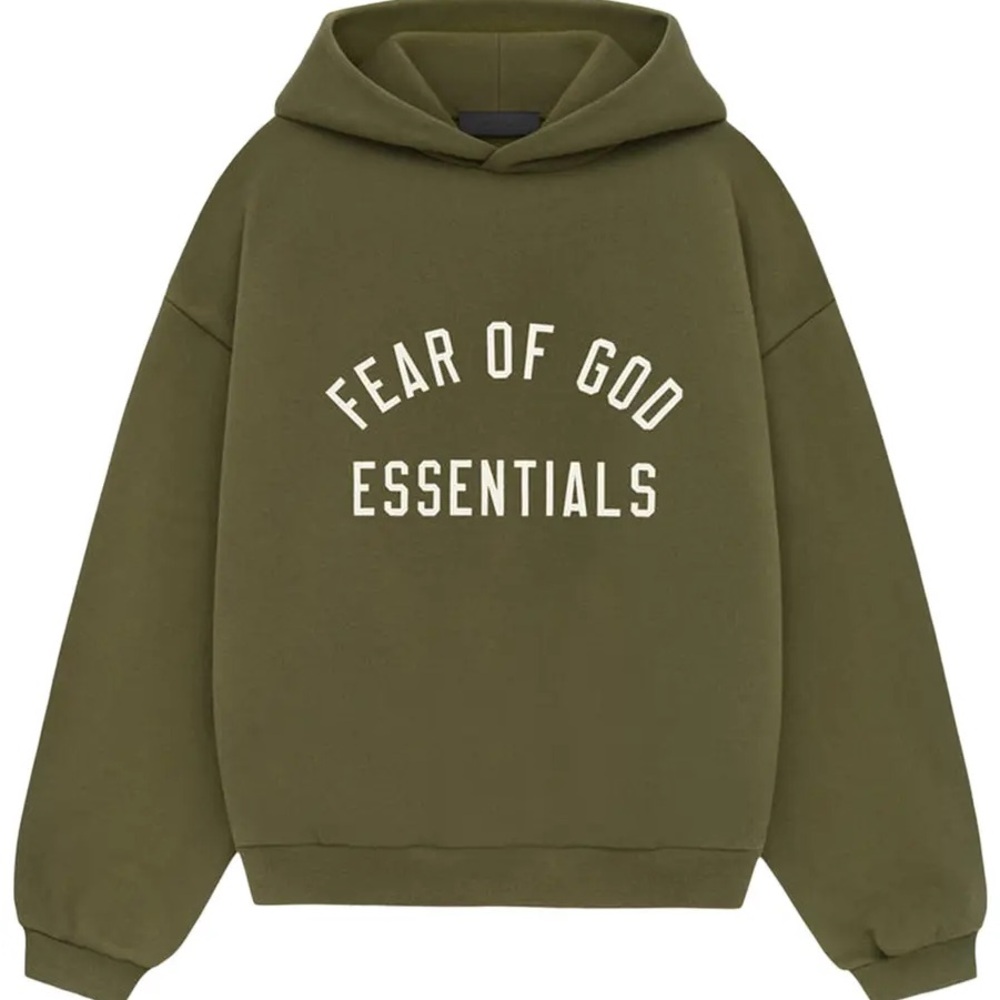 SOLD Fear of God Essentials Dark Green Apparel